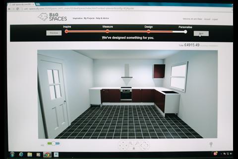 Kingfisher hopes to save hours of sales staff time with its 3D kitchen planner